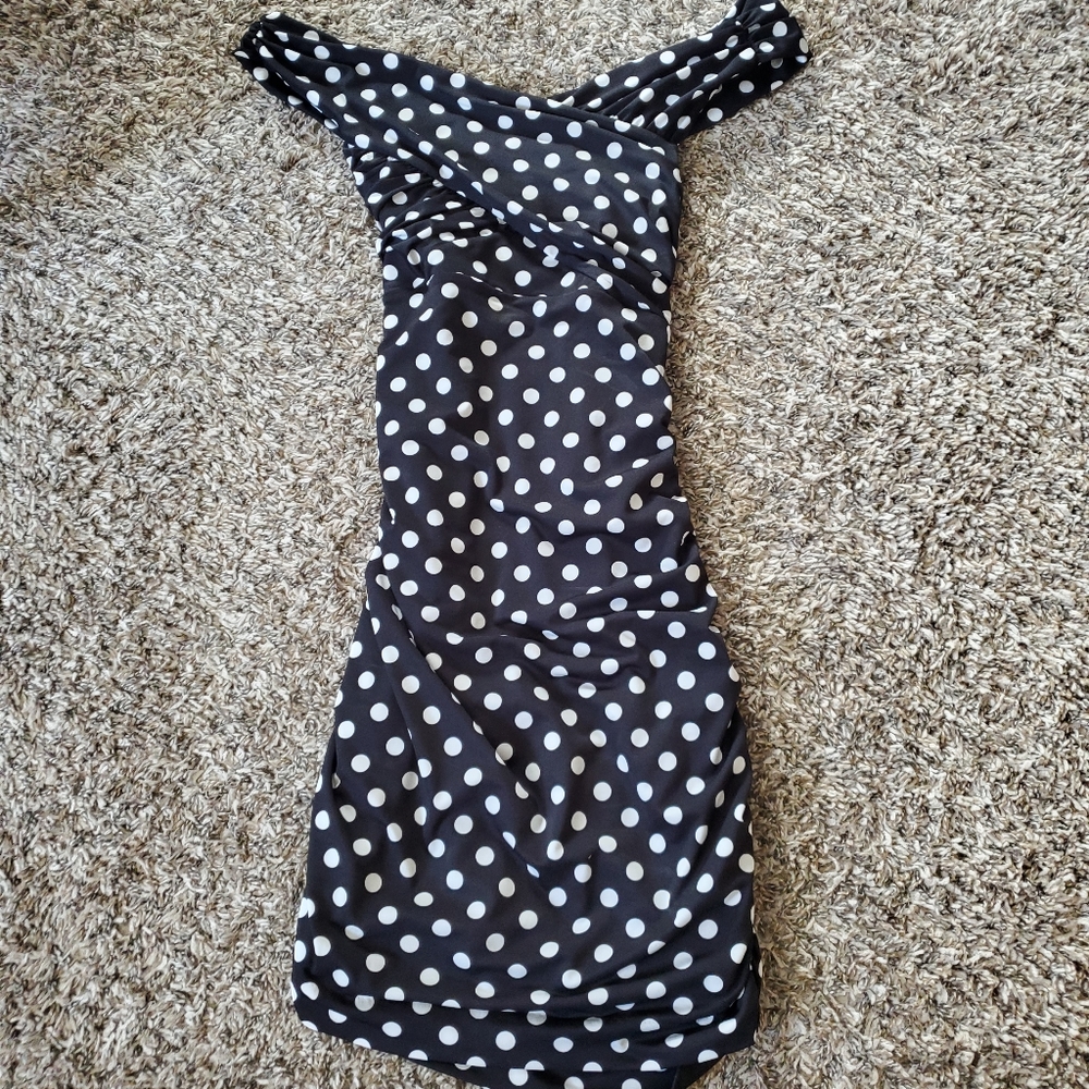 Guess polka dot dress